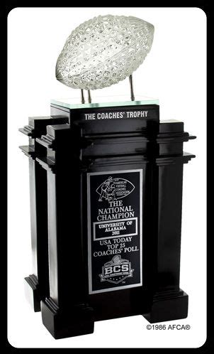 the coaches trophy replica